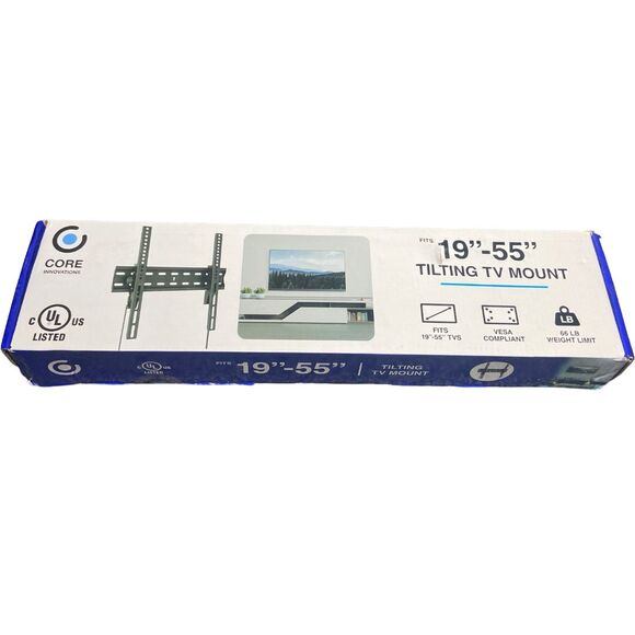 Core Innovations Tilting TV Wall Mount Bracket 19-55" LED LCD Plasma Flat Screen - Picture 2 of 5